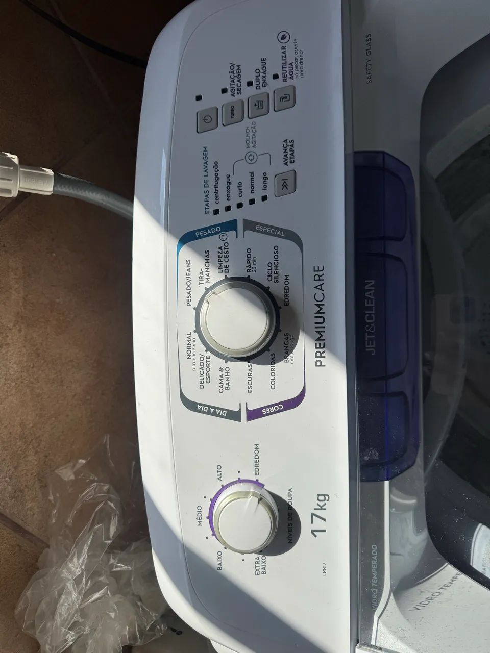 Máquina de Lavar Electrolux 17Kg Branca Premium Care com Cesto Inox e Sem Agitador - Foto 6