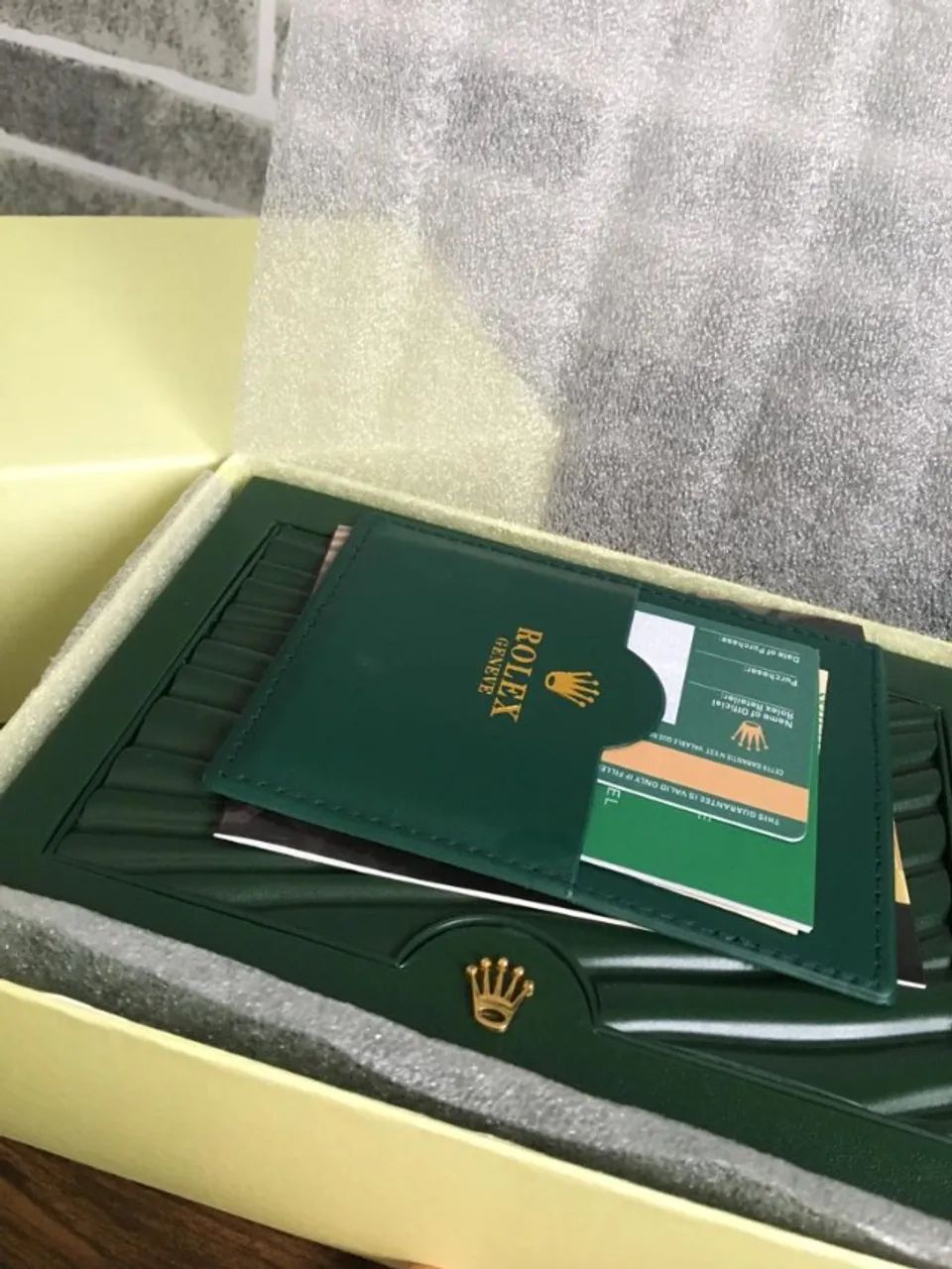 Caixa Rolex Original + Documentos - Foto 4