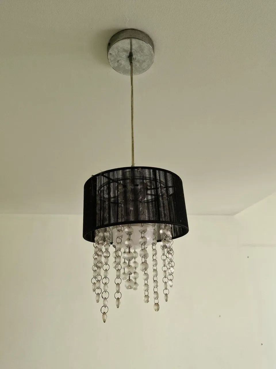Lustre Moderno com Cristais