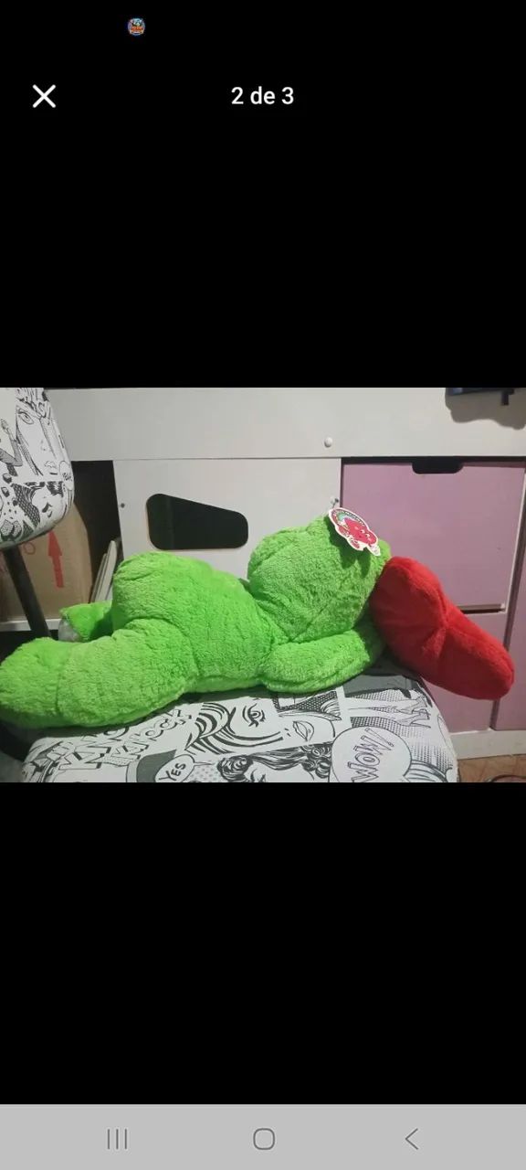 Sapo de pelúcia novo  - Foto 2