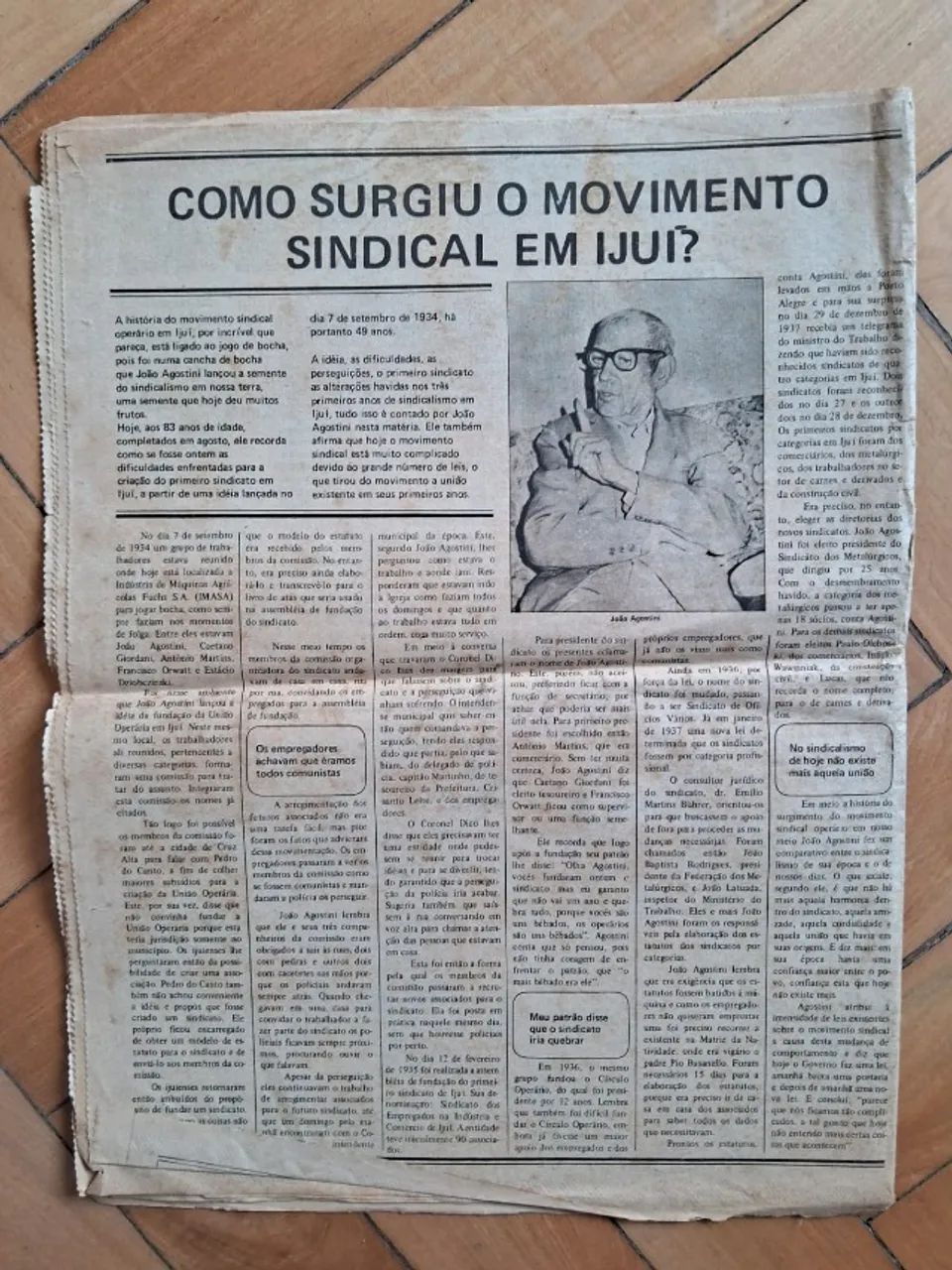 Edição Do Jornal Da Manhã Do Dia 13-09-1983 - Antiguidade - Foto 3