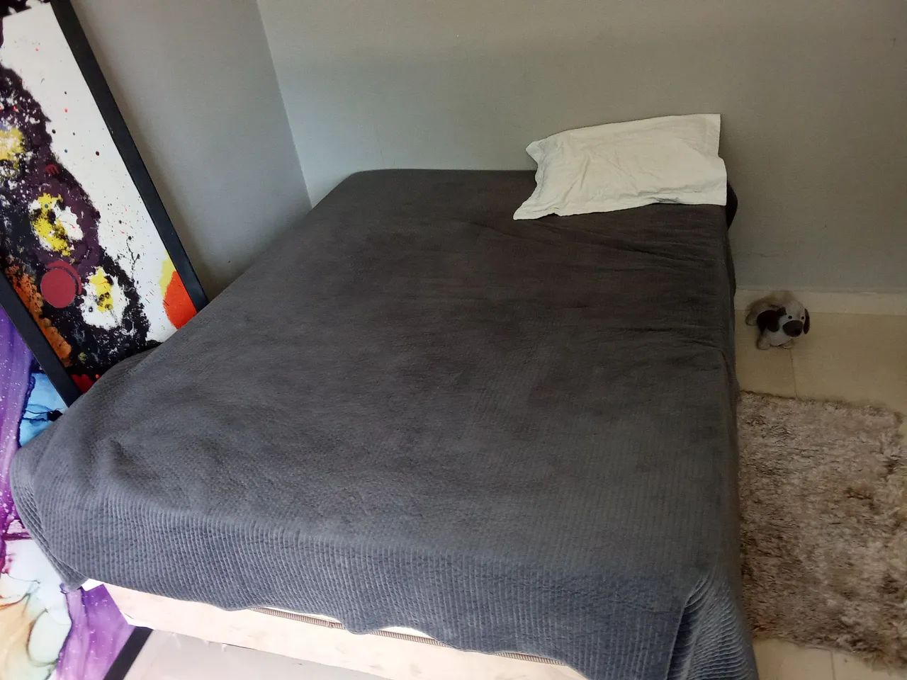 Cama Box queen size com Colchão