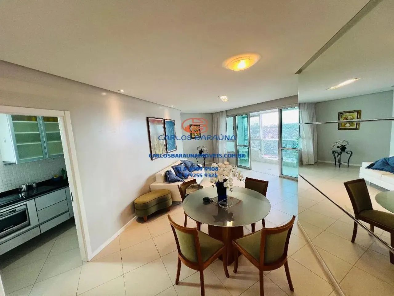 Apartamento no mundo plaza com hidromassagem e varanda vista mar oportunidade aluguel e ve - Foto 5
