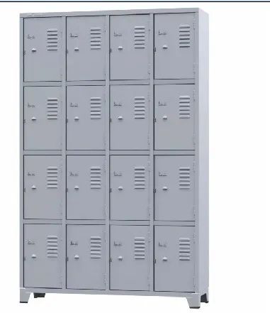 Roupeiro 16 portas cinza 