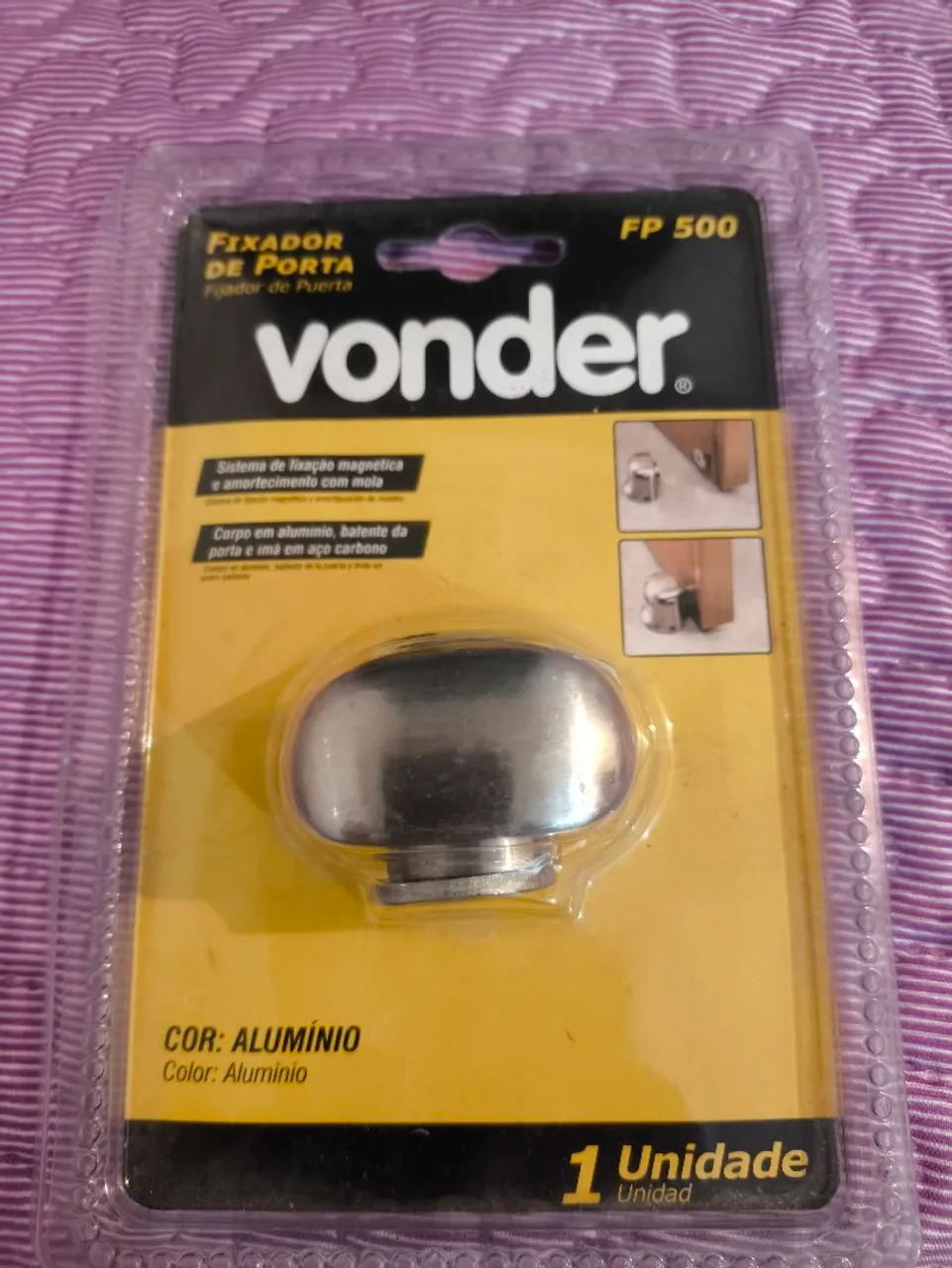 Fixador de Porta Vonder FP 500 - Alumínio