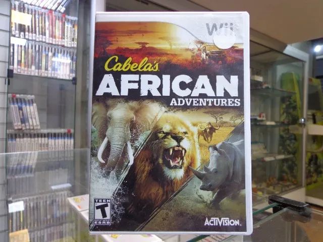Jogo Cabelas African Adventures Wii Conservado Jogos de Vídeo