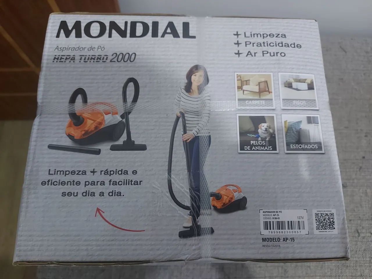 Aspirador de Pó Mondial HEPA Turbo 2000 - 1500W - Foto 2