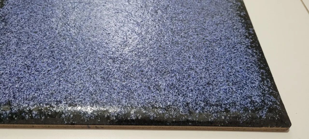 Quase 4m piso cerâmico azul marinho e preto - Foto 6