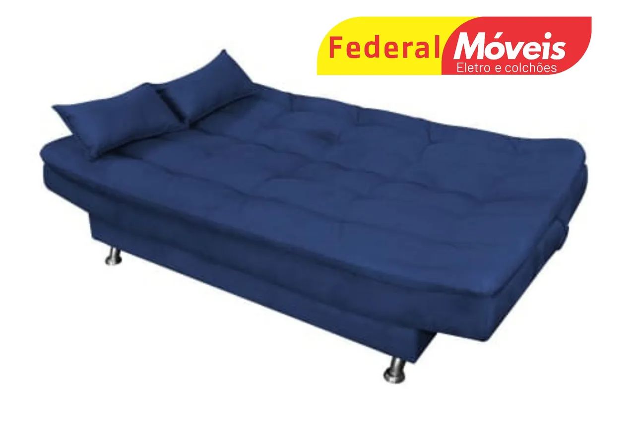 Sofá Cama 1,80m Veludo Elegância e Funcionalidade - Entegamos - Foto 2