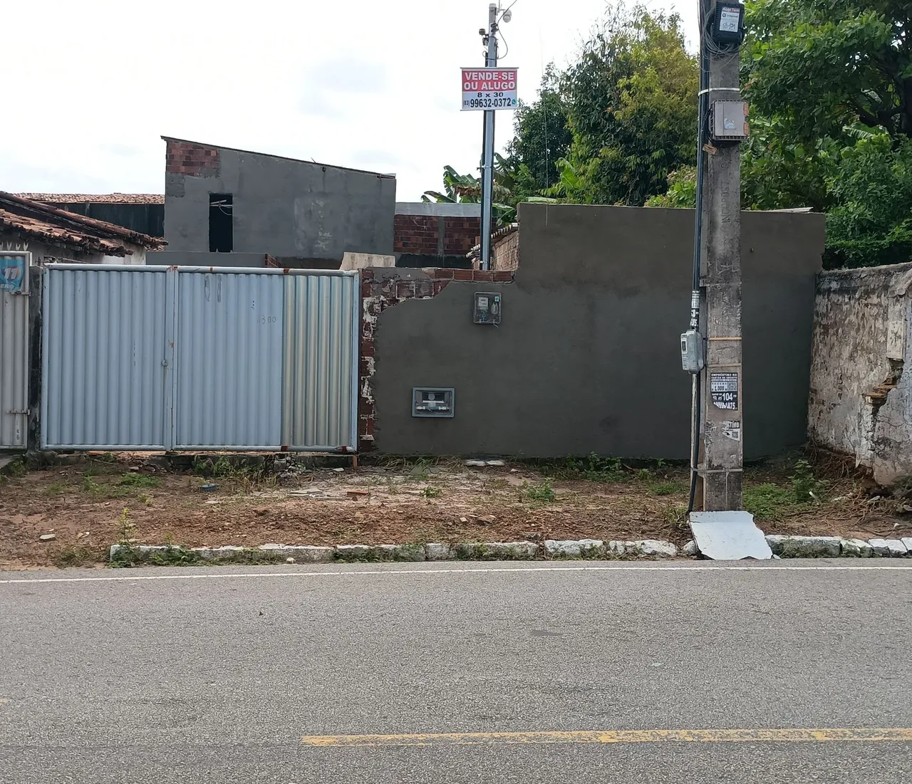 Terreno 8x30 em oitizeiro