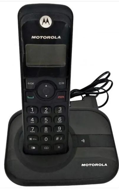 MOTOROLA - TELEFONE SEM FIO, MODELO GATE 4000, IDENTIFICADOR DE CHAMADAS COM VISOR, DESIGN - Foto 2