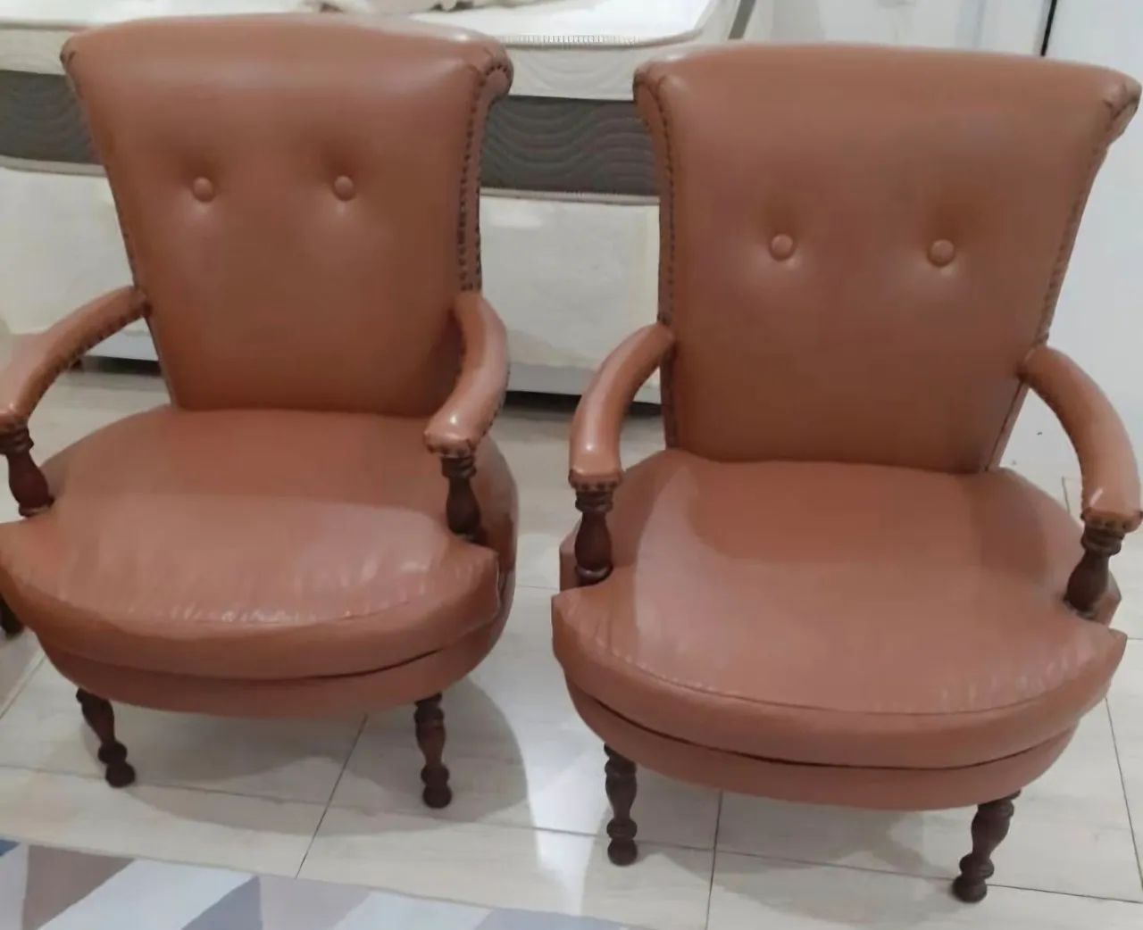 Jogo de sofá clássico vintage 