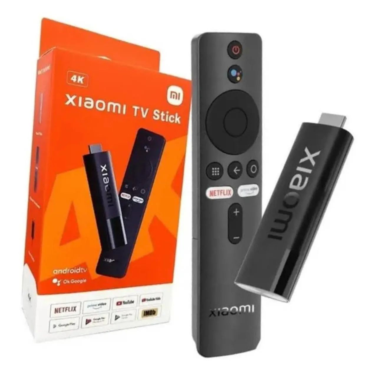 Xiaomi Mi TV Stick 4K - Novo - Streaming de alta qualidade
