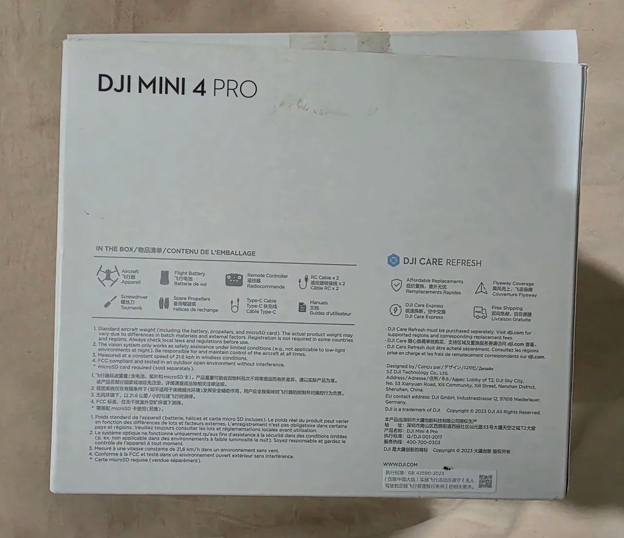 drone dji mini 4 pro version with controller without screen and 1 battery, credit card accepted64167742469762121