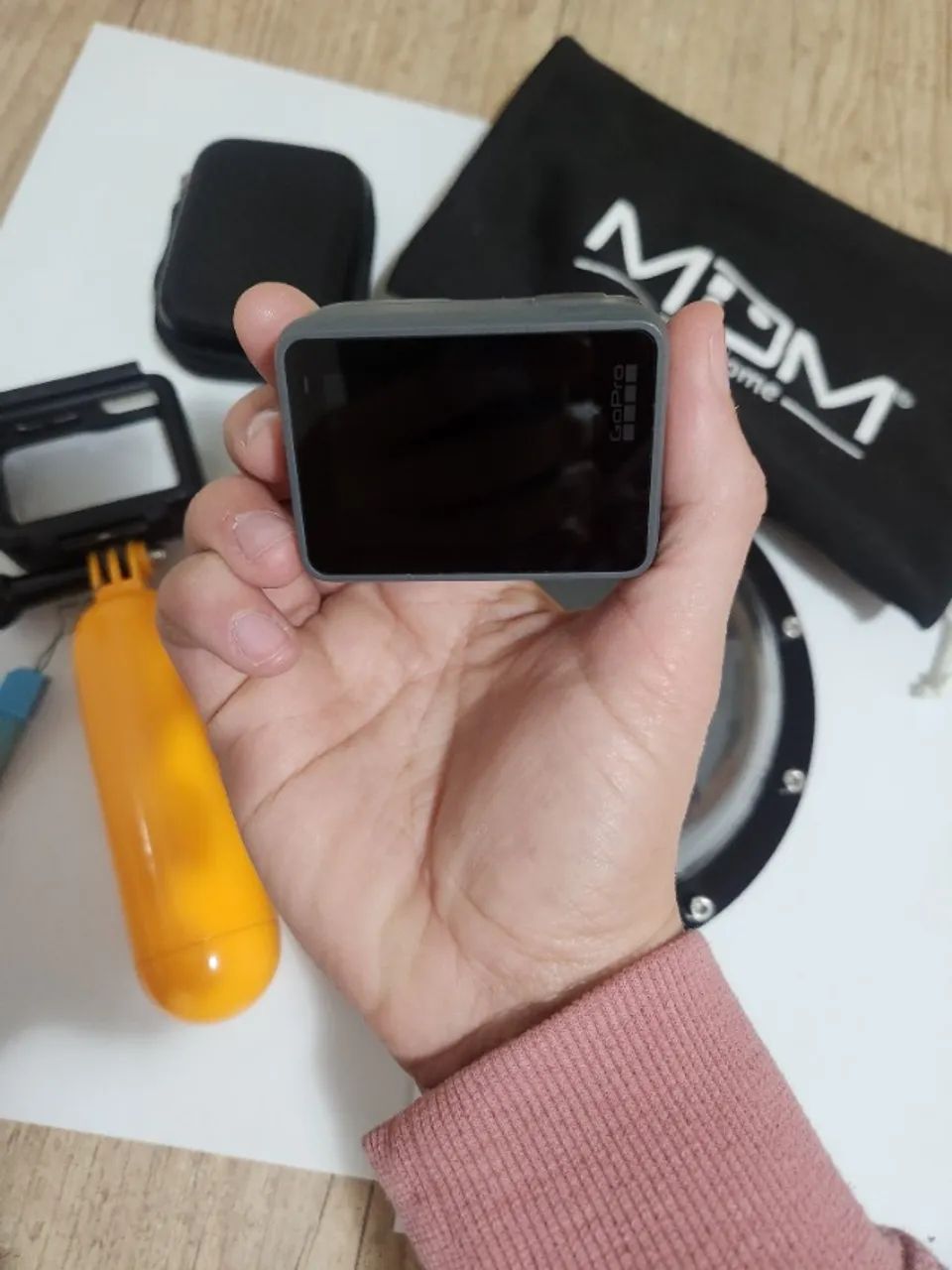 Go pro 7 silver e acessórios- usada e impecável  - Foto 2