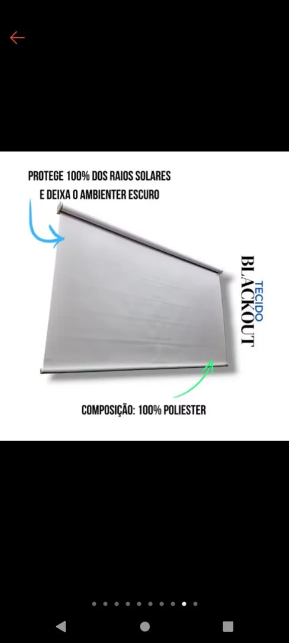 Cortina Blackout 100% Poliéster - Proteção Solar e Escuridão