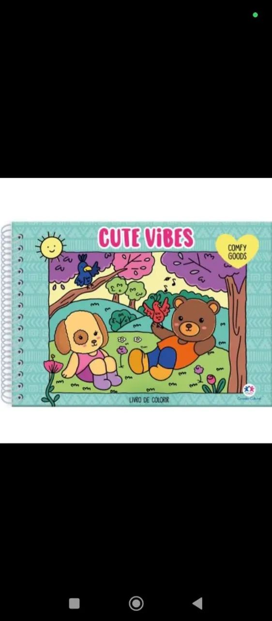 Livro - Cute Vibes - Livro de colorir