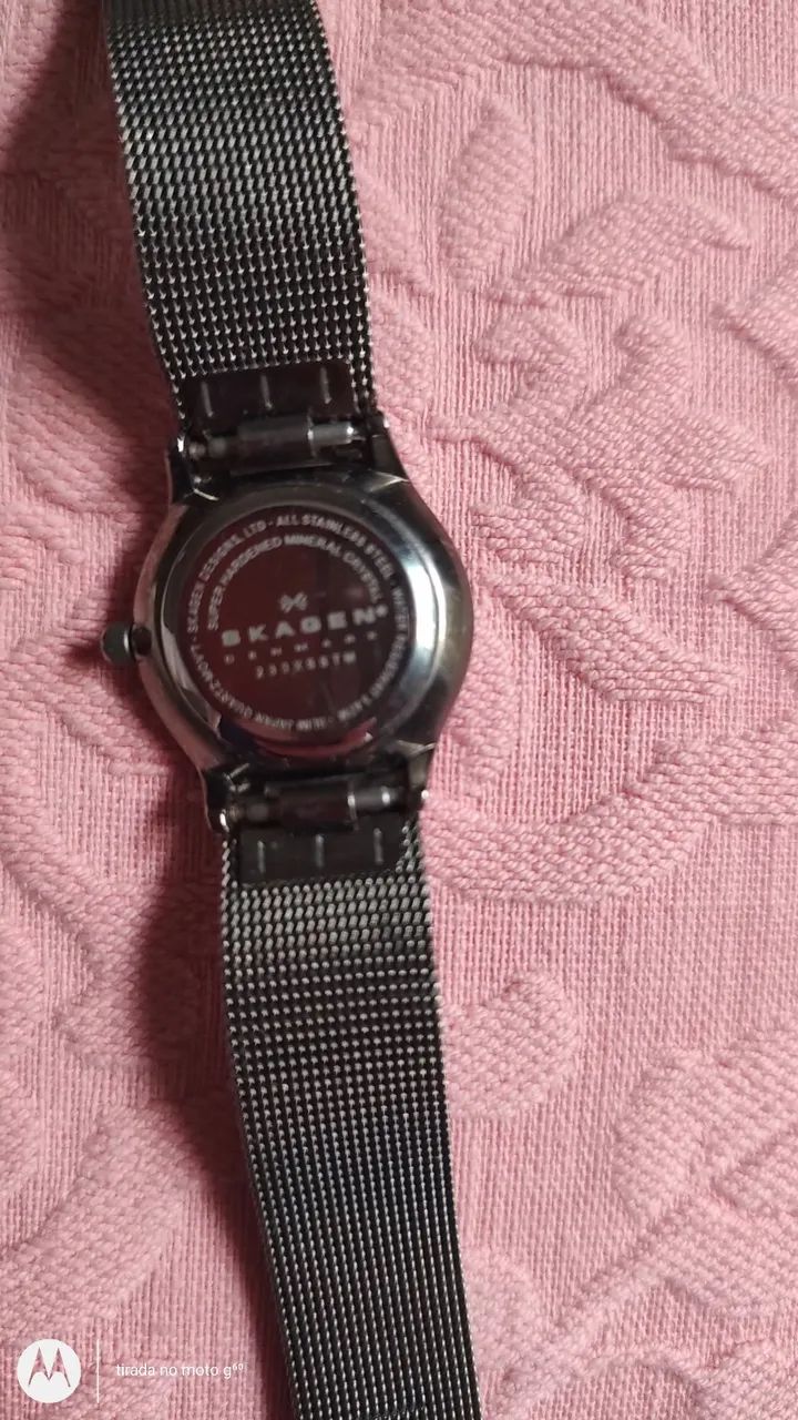 Relógio masculino  Skagen Preto - Foto 4