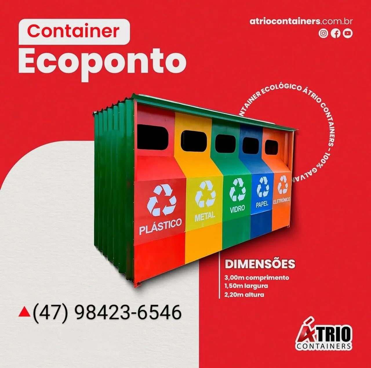 Container Eco Ponto desmontável 