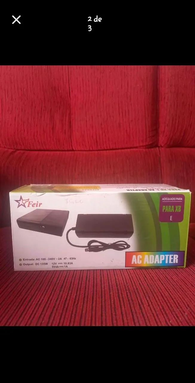 Fonte para vídeo game Xbox 360 -Nova - Foto 2
