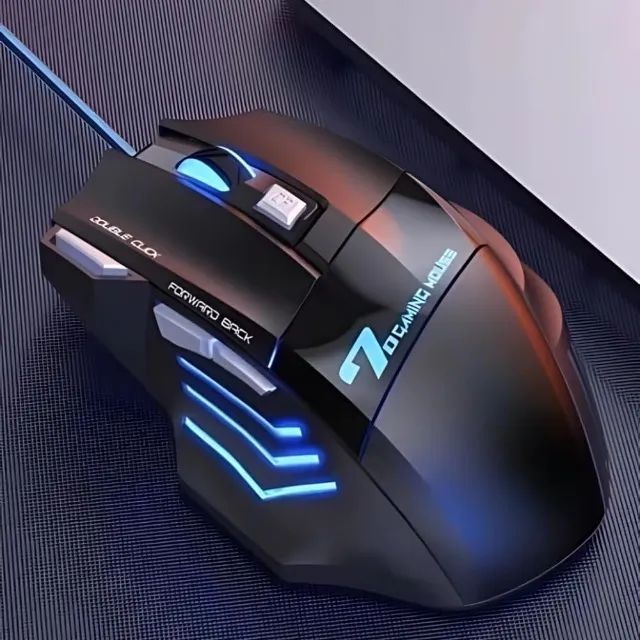 Mouse Gamer Cabo Reforçado - Foto 4