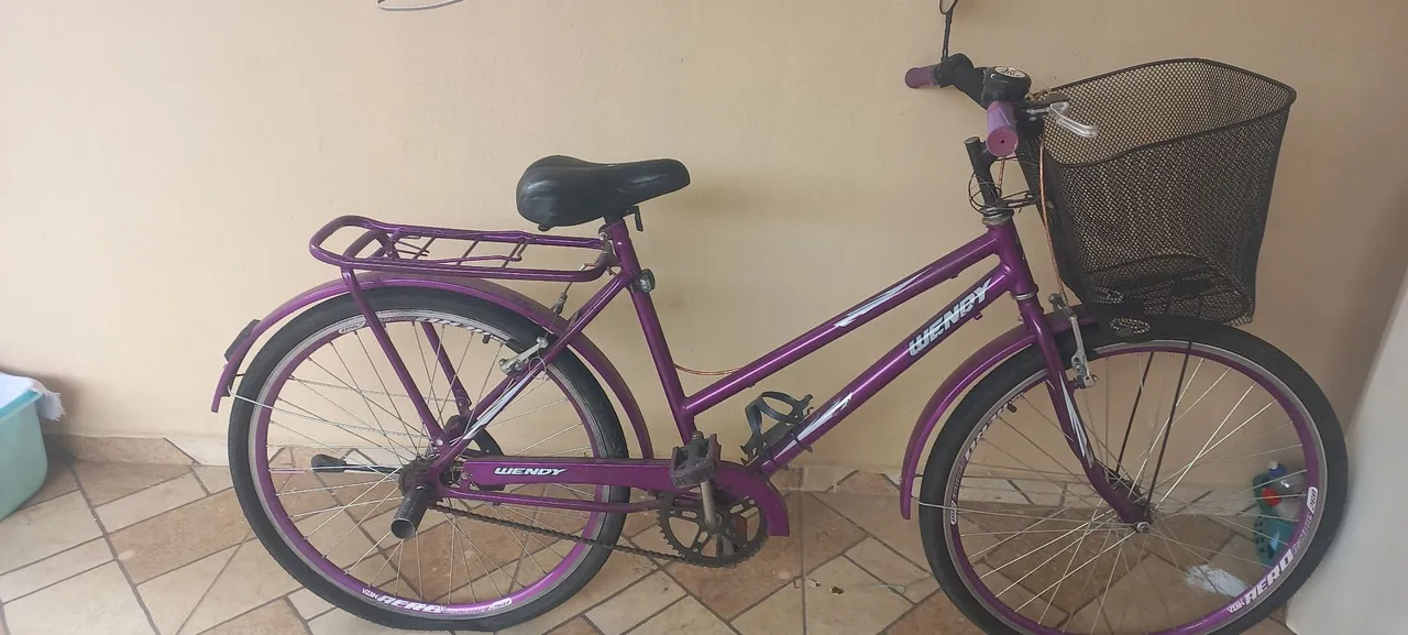 Bicicleta Wendy Roxa - Perfeita para Passeios!