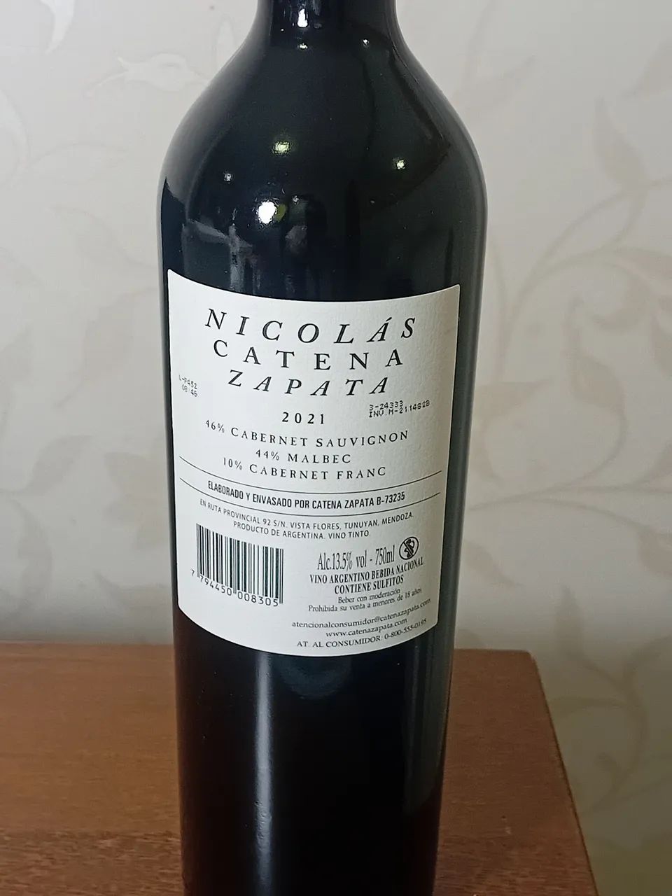 Vinho Nicolas Catena Zapata Resurrección - 2021 - Foto 3