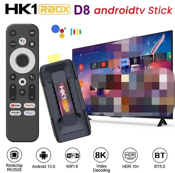 Chromecast TV Stick HK1 RBOX D8