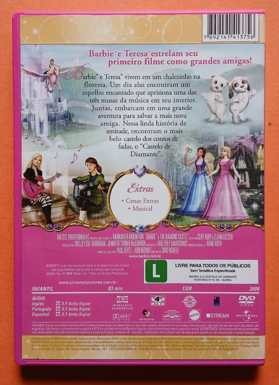 Dvd Barbie - Castelo de Diamante - Foto 2