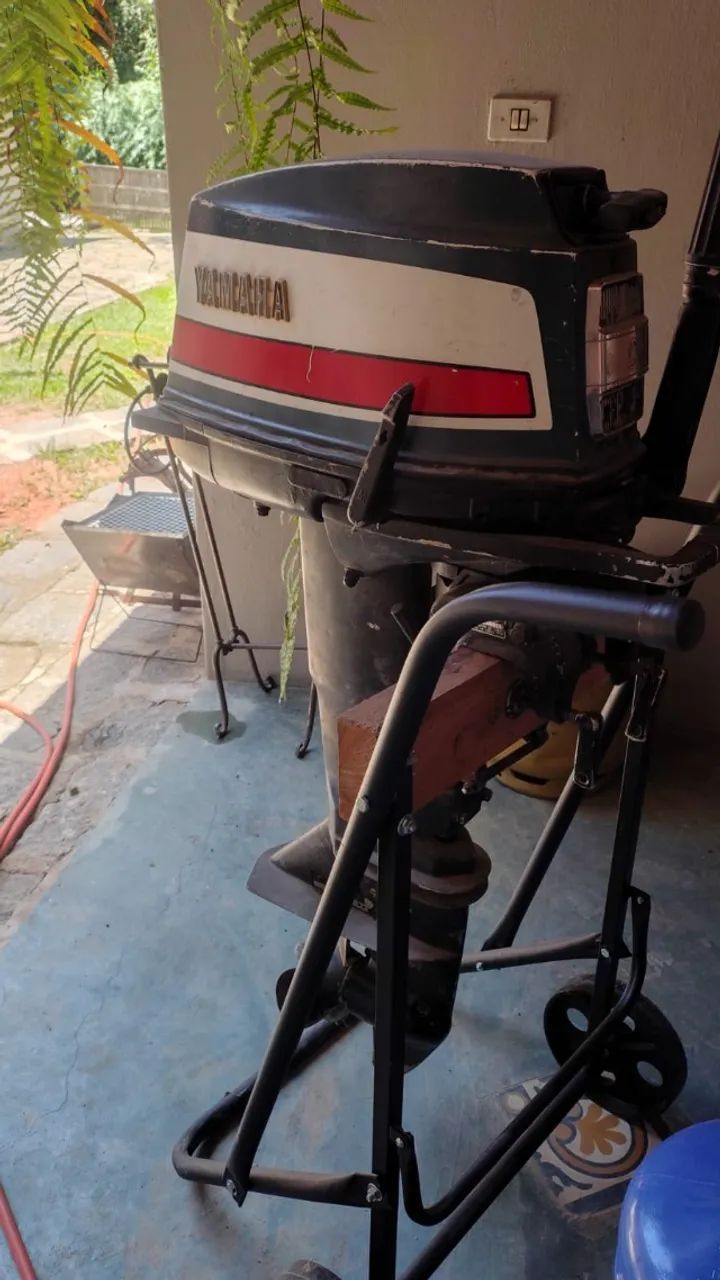 Motor de Popa 15hp Yamaha fabricado no Japão 1980 - Foto 4