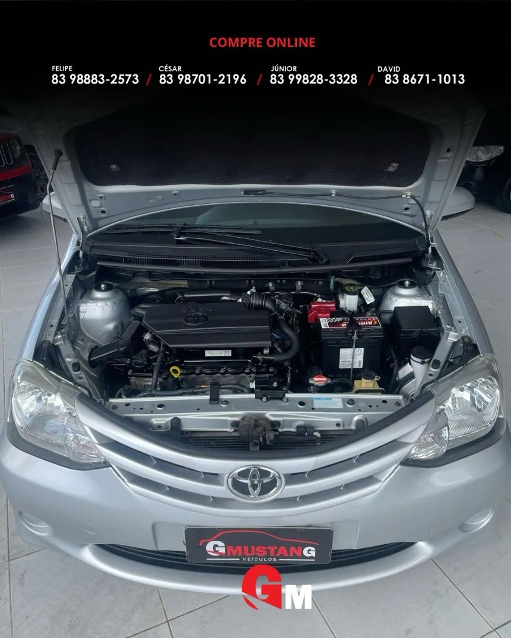 TOYOTA ETIOS 2017 1.3 X Manual ( OFERTA IMBATÍVEL ) - Foto 2