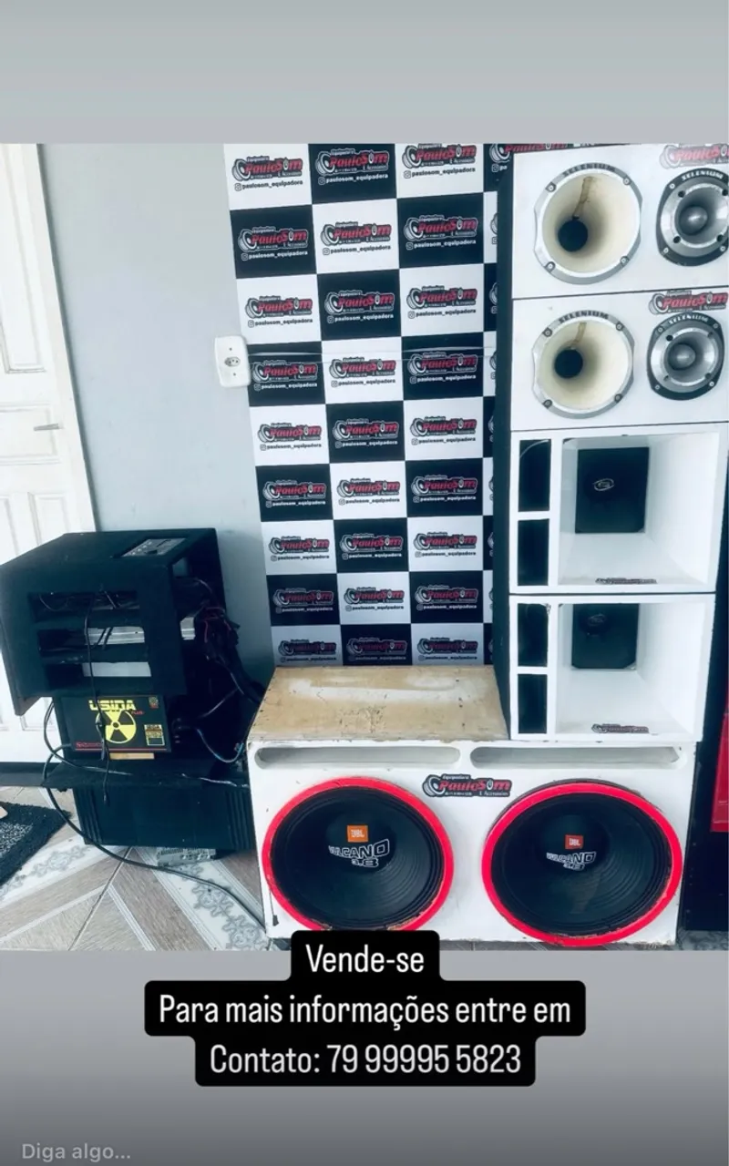 Som automotivo completo JBL Volcano e Selenium