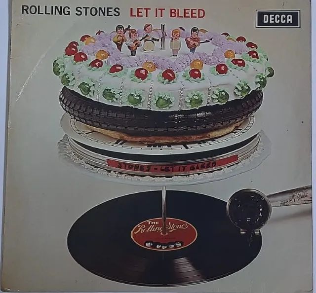 The Rolling Stones - Let it Bleed (1969)  Versão mono, Decca - LK 5025 