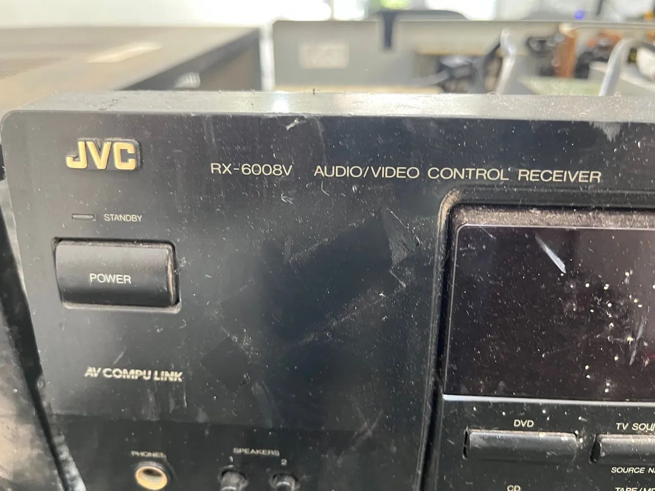 Receiver JVC RX-6008V não funciona