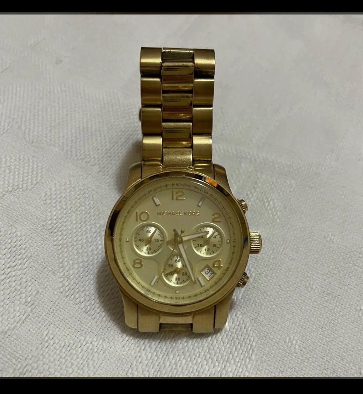 Relógio Michael Kors Original Dourado - Foto 3
