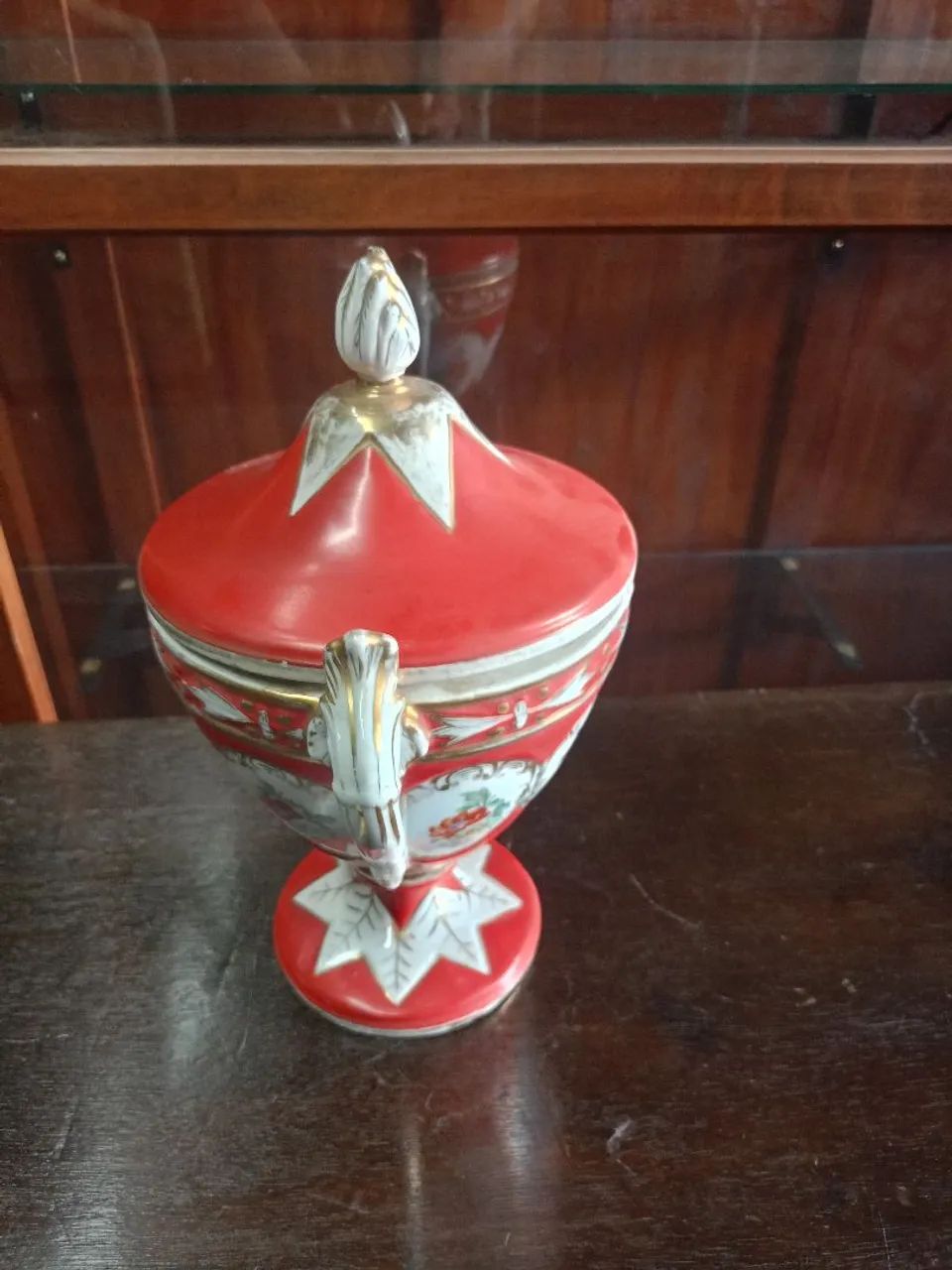 Vaso Antigo Decorativo com Tampa - Foto 5