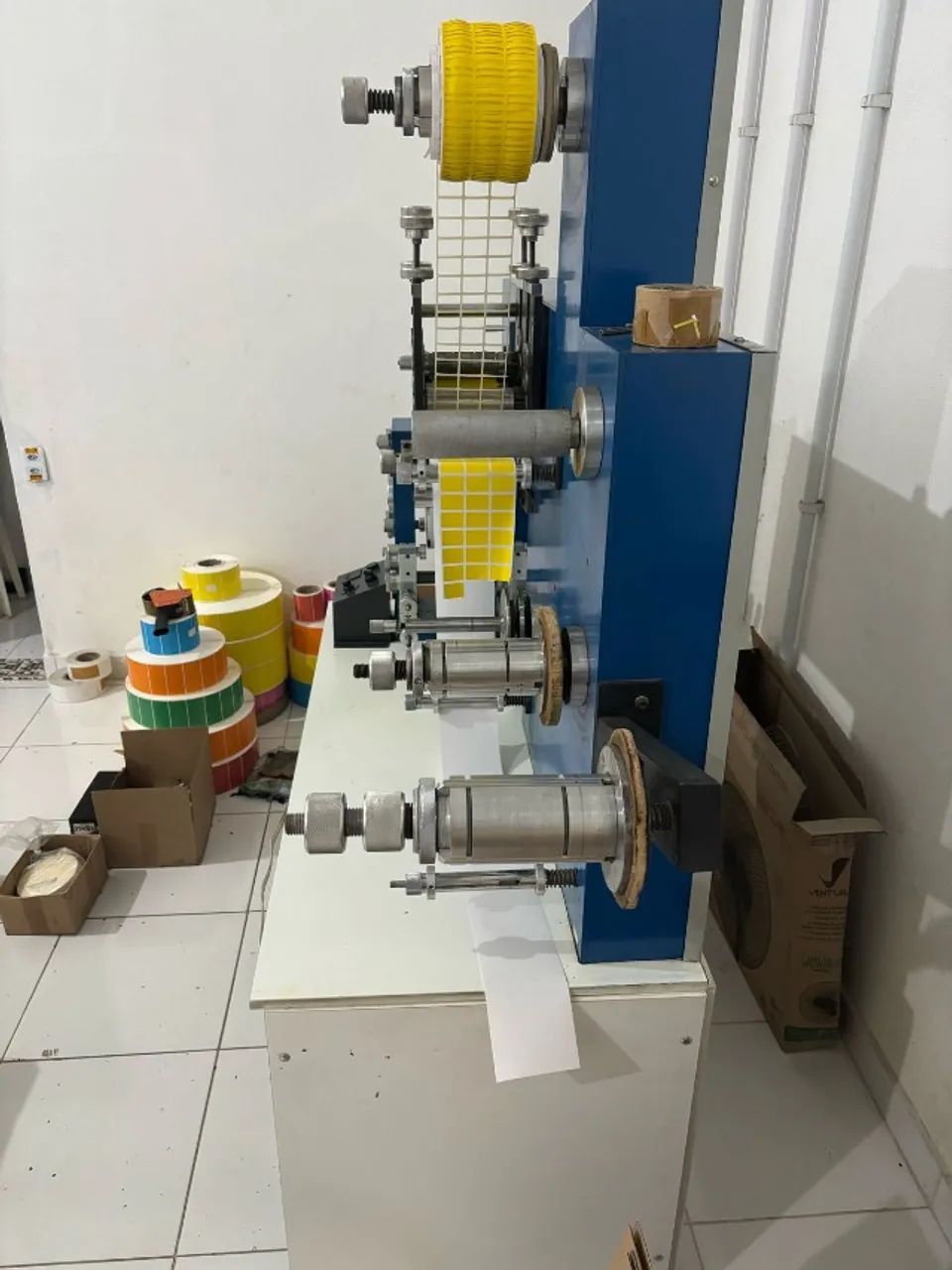 MÁQUINA de Impressão FLEXOGRAFICA 3 CORES 120mm SEMINOVA - Foto 4
