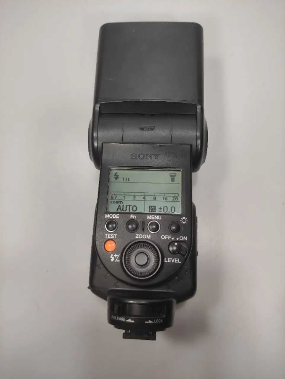 Detalhe - Flash Sony Hvl-f60m Sony Alpha A7s A6400 6500 6600 Preto (Usado) - Foto 3