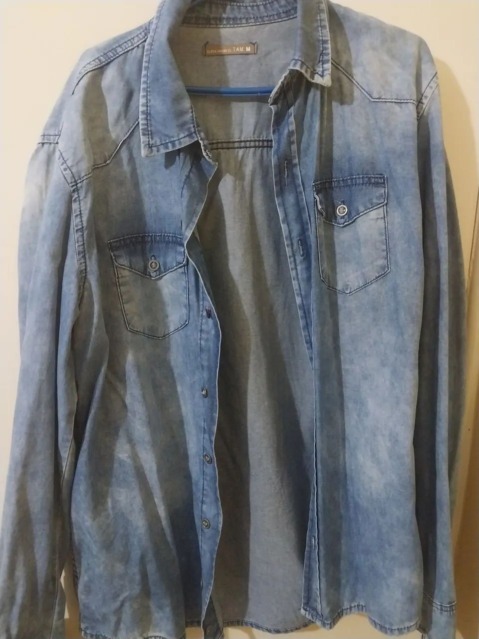 Camisa Jeans Masculina