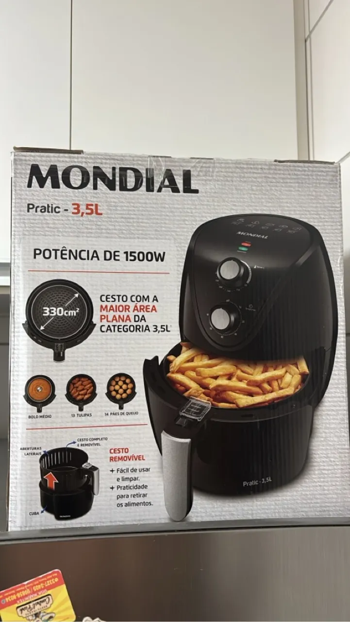 Fritadeira Elétrica Mondial Pratic 3,5L 1500W