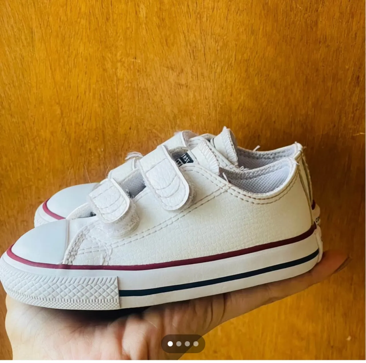 Tênis Converse Infantil Branco com Velcro