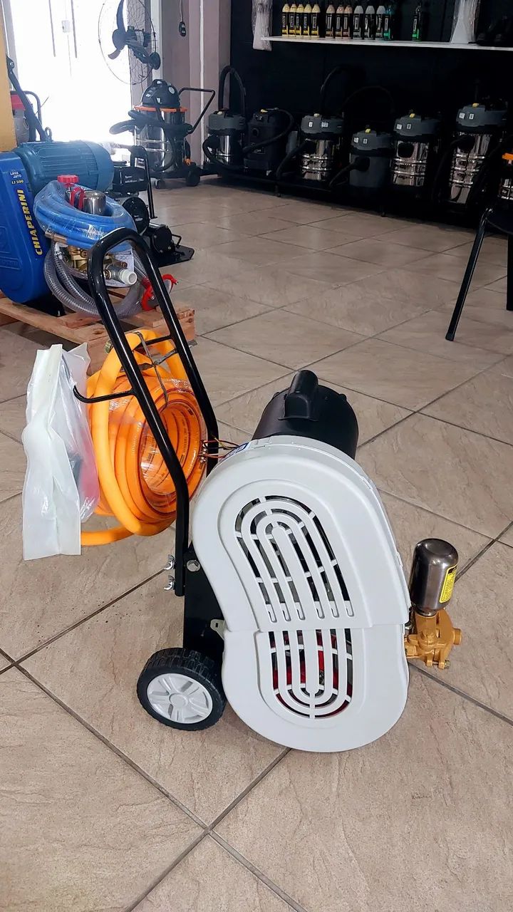 Lavajato Profissional de 1cv 350psi e 10m de mangueira Eletroplas (Loja/Nova) - Foto 3