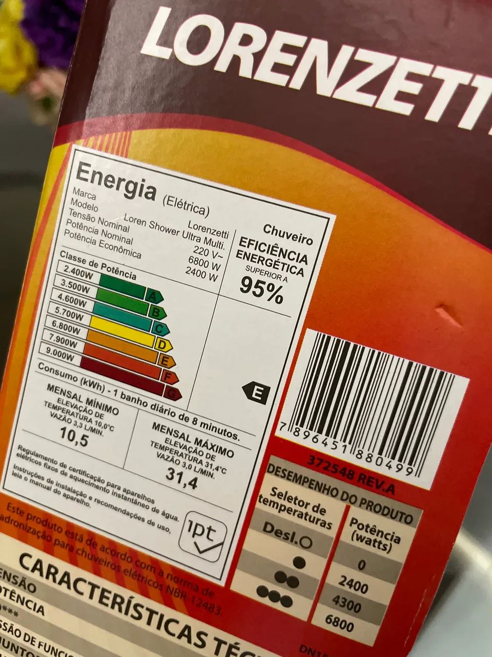 Chuveiro elétrico lorenzetti Loren Shower - Foto 2