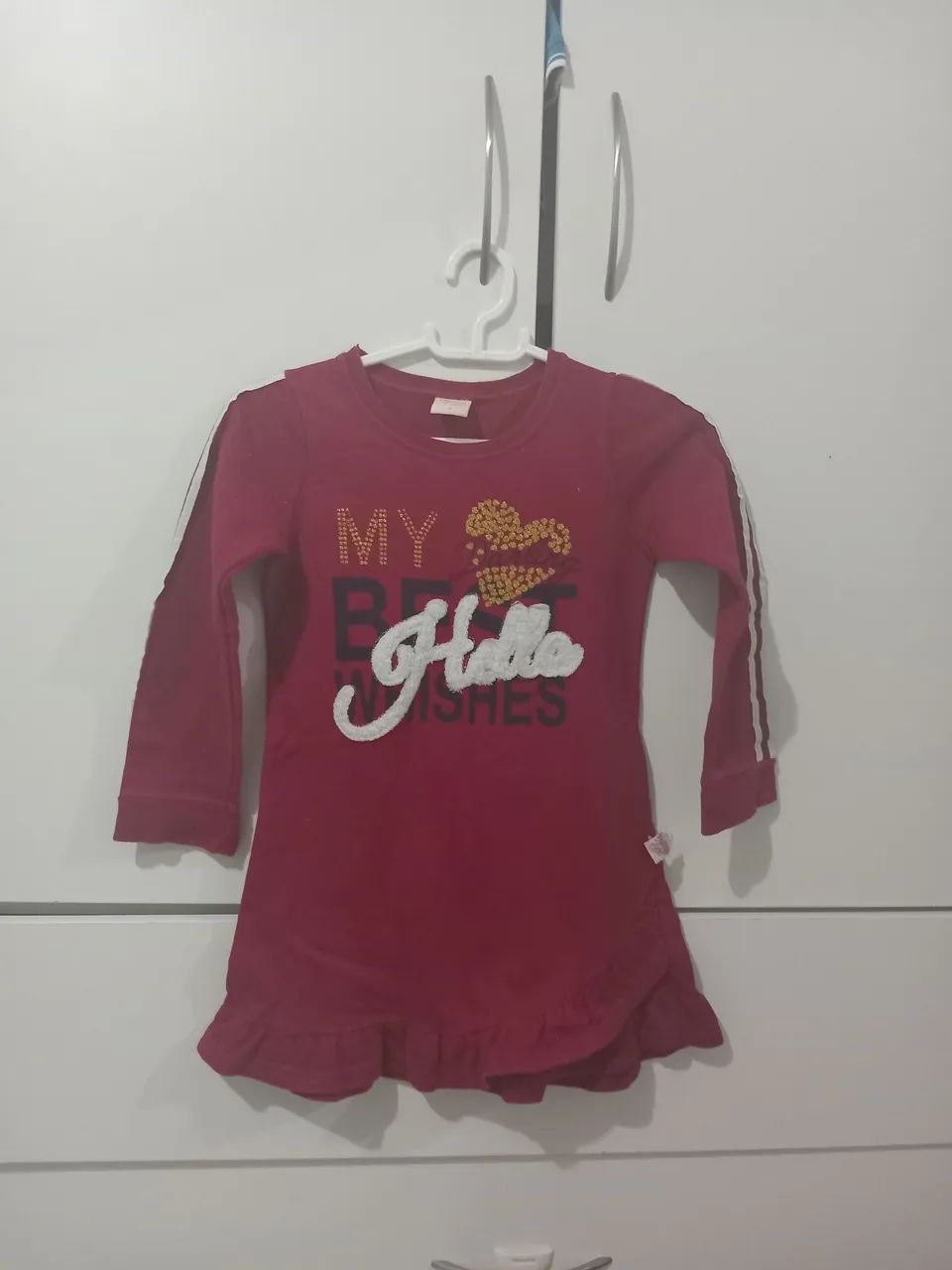Red Children's Dress with Details