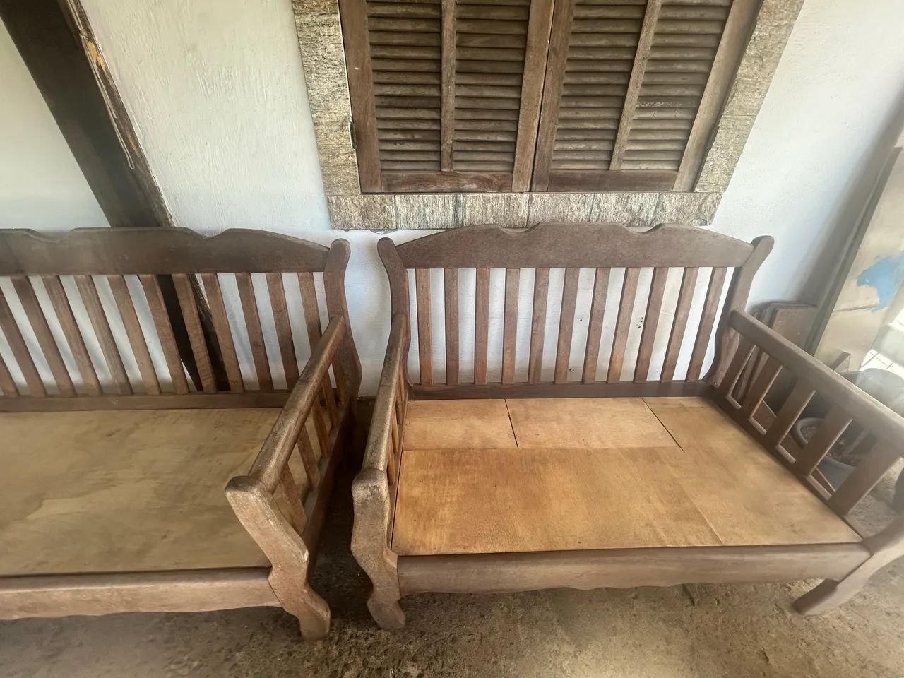 Sofá de madeira maciça 64311592614402120