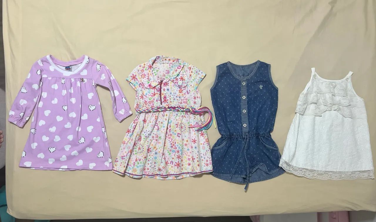 Roupa menina 1 ano 