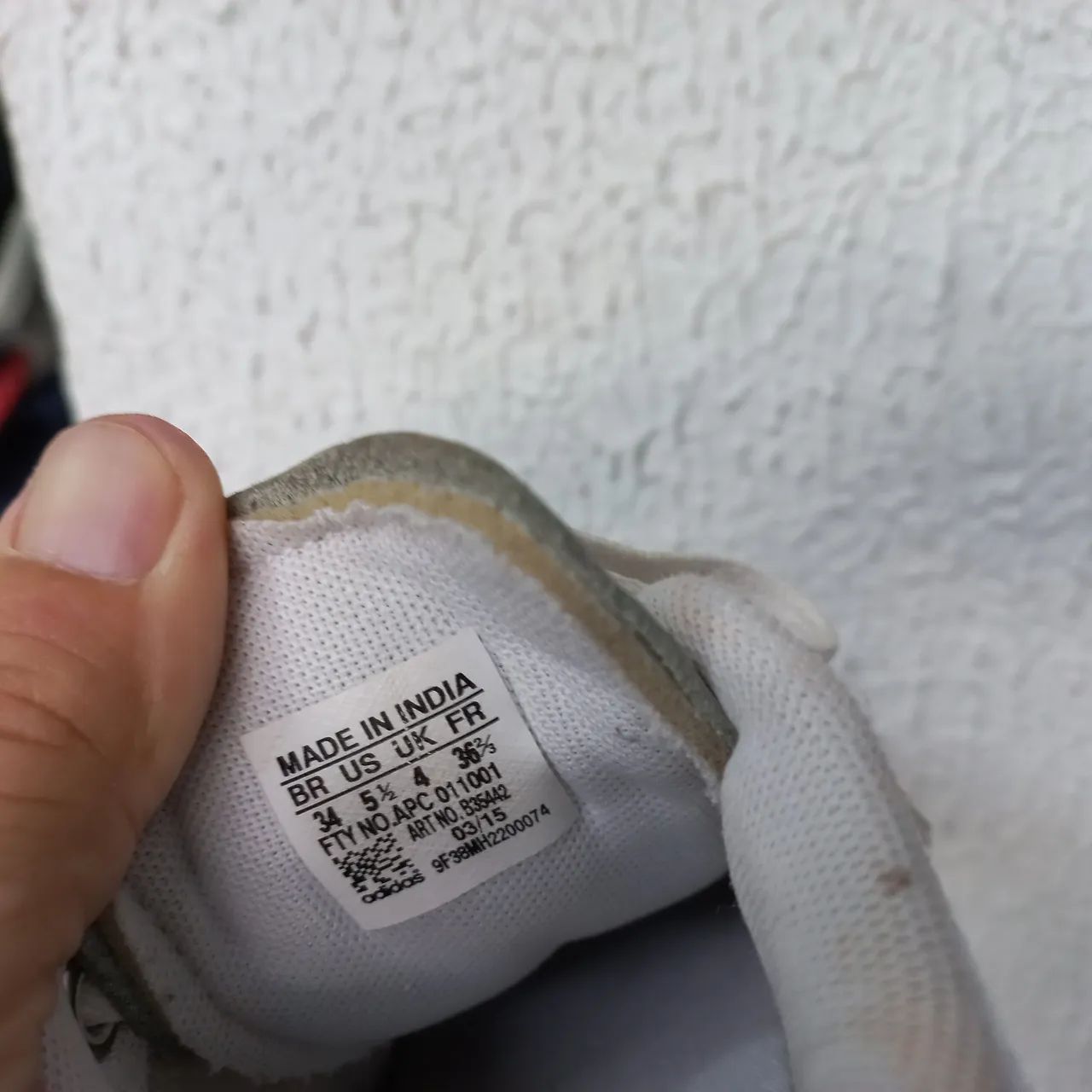 Tênis Adidas Branco, nr.34 - Foto 3