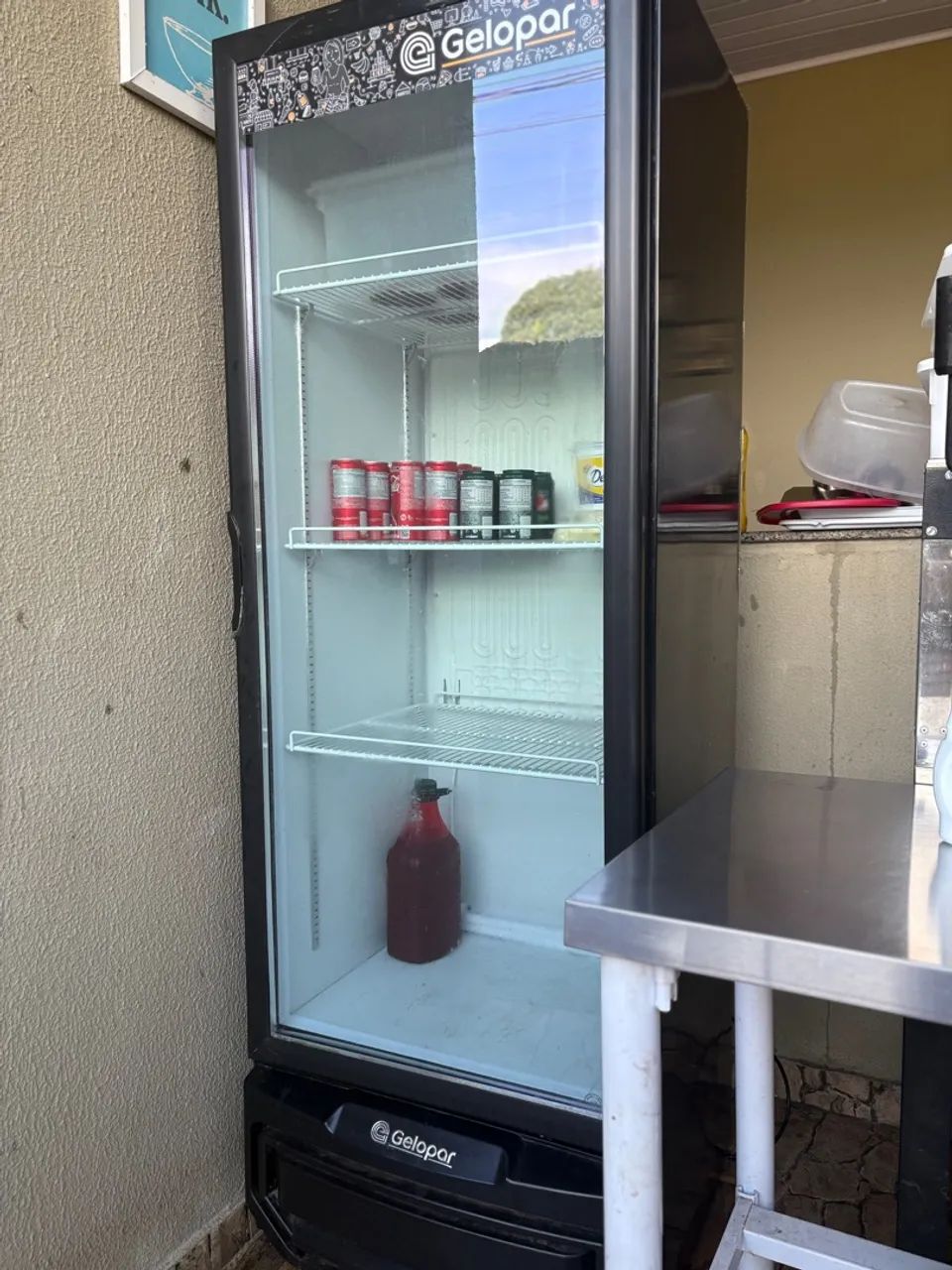 Geladeira Expositora Vertical 1 Porta 80 Litros - Gelopar - Nova - Foto 2