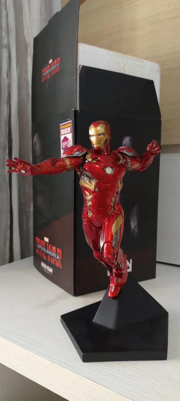 Estátua Iron Studios - Iron-Man Guerra Civil 1/10