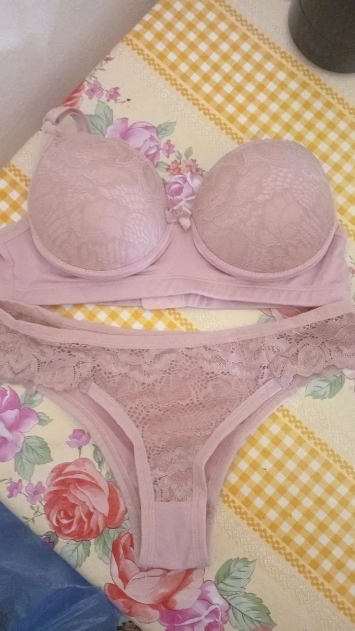 Conjunto Clássico de Lingerie Vermelha - Foto 2